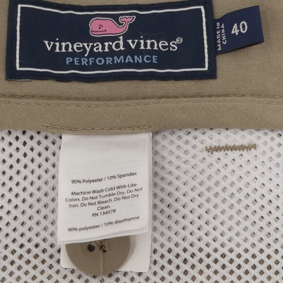Vinyard Vines Performance Breaker Shorts‎ Mens 40 Khaki - Picture 4 of 5